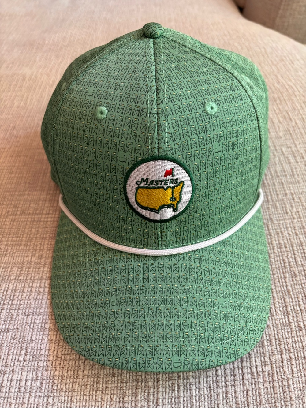 2026 Masters Chairs Design Rope Hat Cap Augusta National NEW WITH TAGS